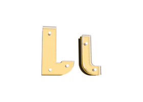 C4D黄金质感英文字母L图片