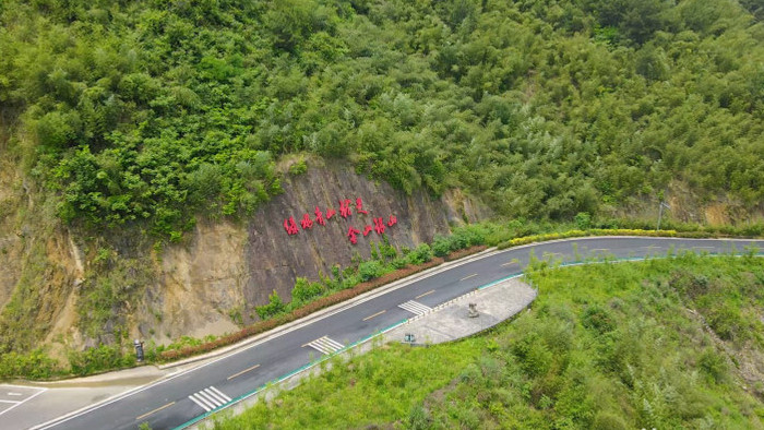 4K航拍绿水青山就是金山银山