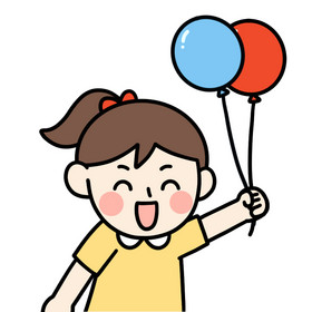 儿童节童趣表情包气球