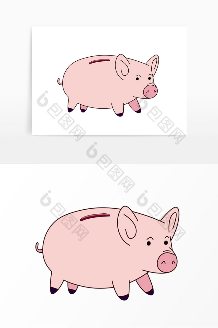 吃播带货小猪存钱罐图片图片