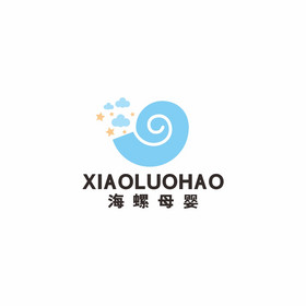 海螺母婴用品婴儿商店LOGO标志VI