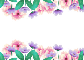 植物花朵花卉边框图片