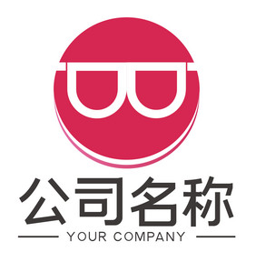 宣传活动字母B标志电影眼镜logo