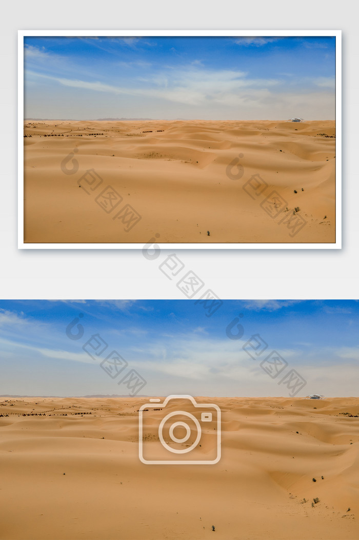 大气宁夏中卫腾格里沙漠摄影