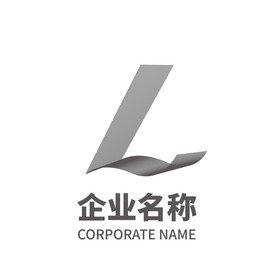 字母l形状纯字母单字母logo