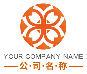 简约大方花型宣传活动商务通用logo