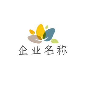 大气简约小清新通用型logo模板