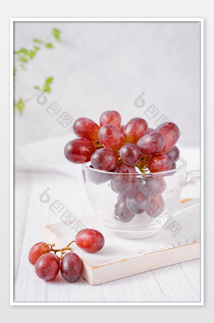 新鲜水果红提葡萄提子食品摄影图图片图片