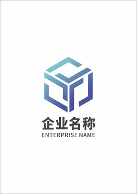 简约大气科技公司字母LOGO设计