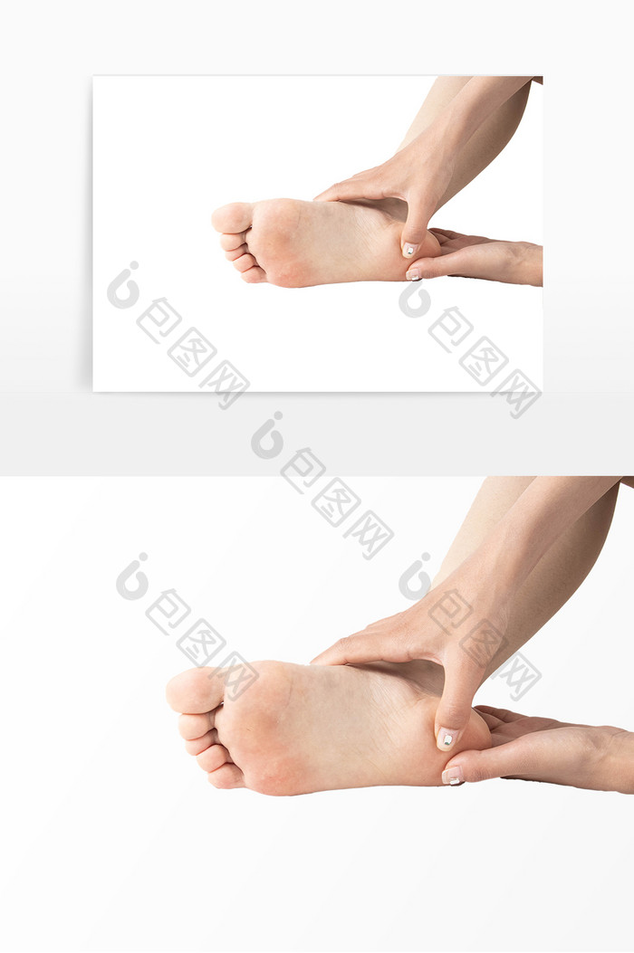 医疗脚部关节疼痛摄影图