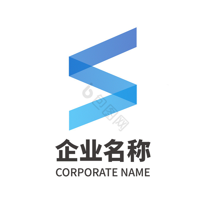 字母s形状纯字母a单字母logo图片