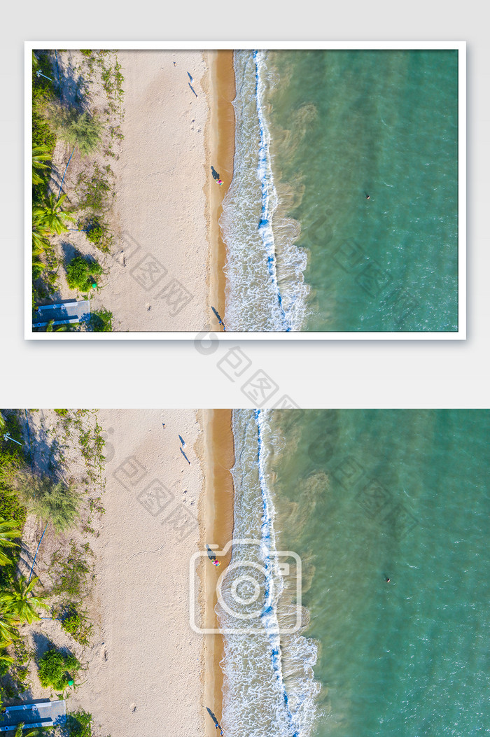 海南三亚海边沙滩度假圣地摄影图片