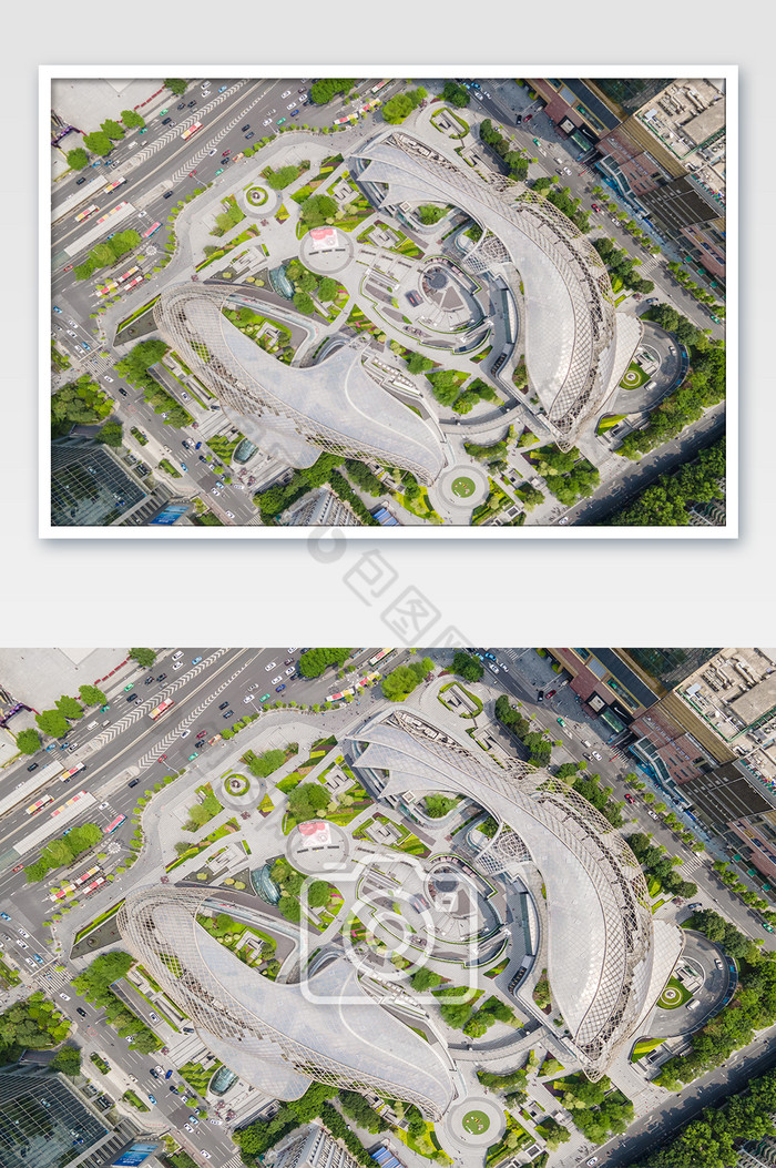广州地标体育中心体育场建筑的摄影图片图片