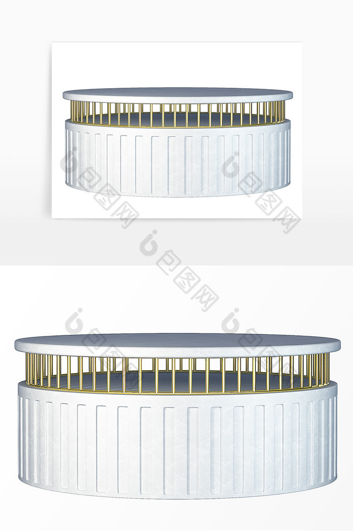 C4D电商3D效果展示台C4D立体展示台图片