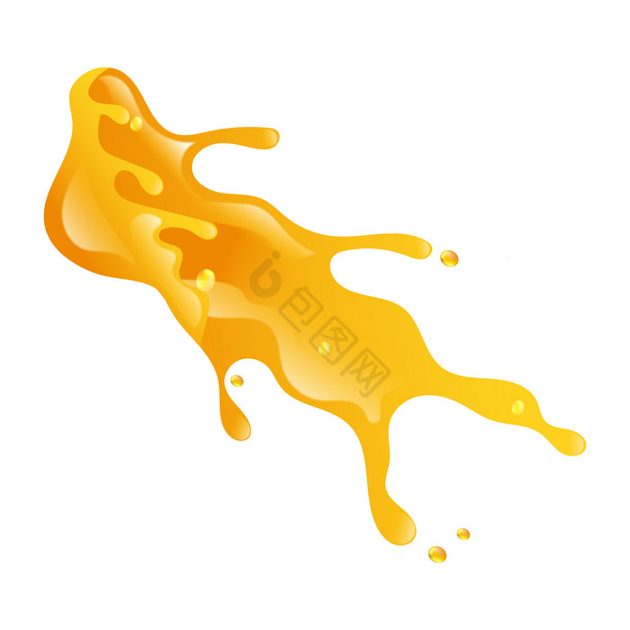 飞溅的金色液体摄影图图片