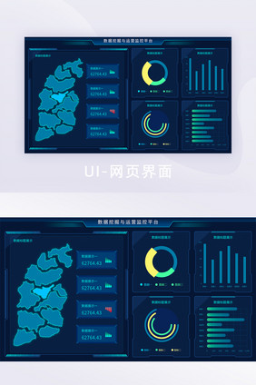 数据挖掘与监控平台可视化大屏