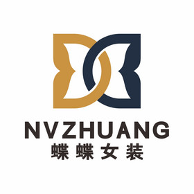 服装品牌女装店蝴蝶logo标志vi
