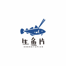 生鱼片日本料理刺身LOGO标志VI日料