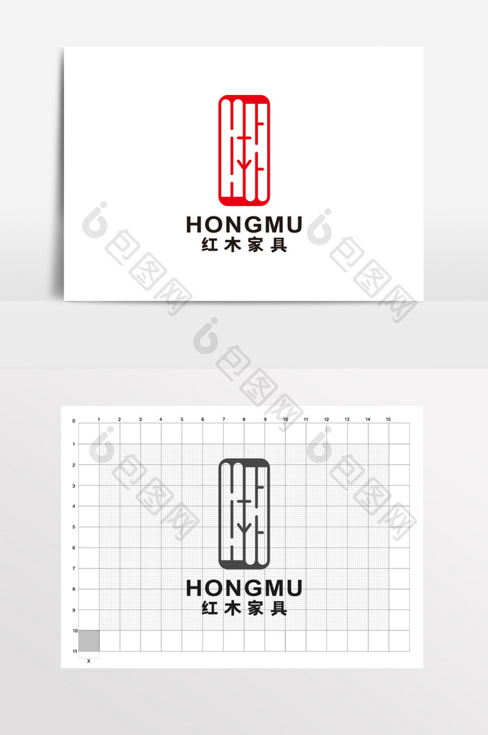 红木家居家具全屋定制LOGO标志VI