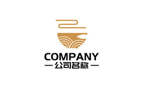 扁平古典餐饮行业logo