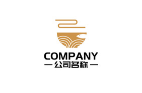 扁平古典餐饮行业logo