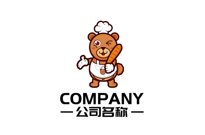 小熊餐饮行业logo图片