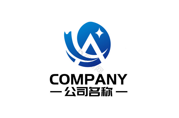 字母A组合logo图片