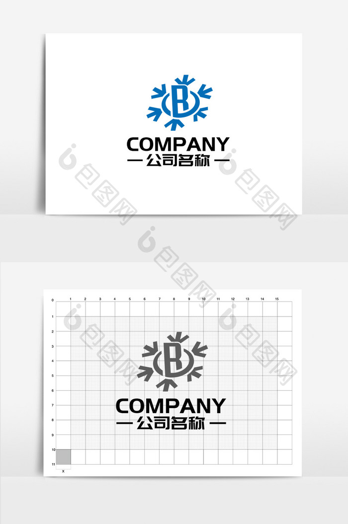 字母b组合通用logo