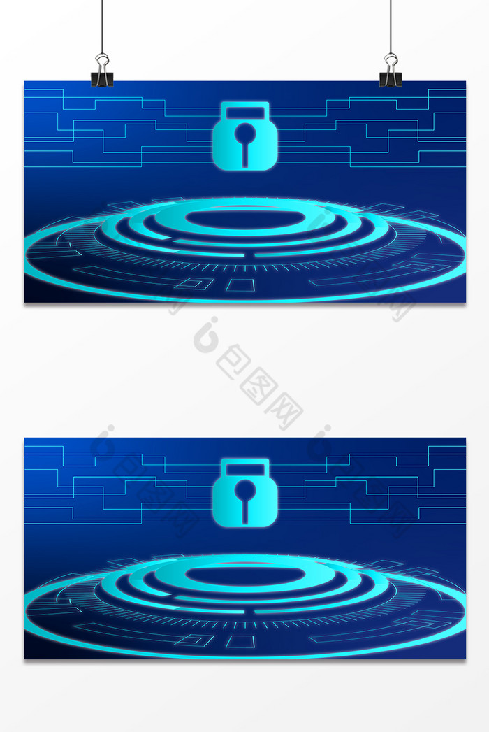 科技圆环安全图片图片