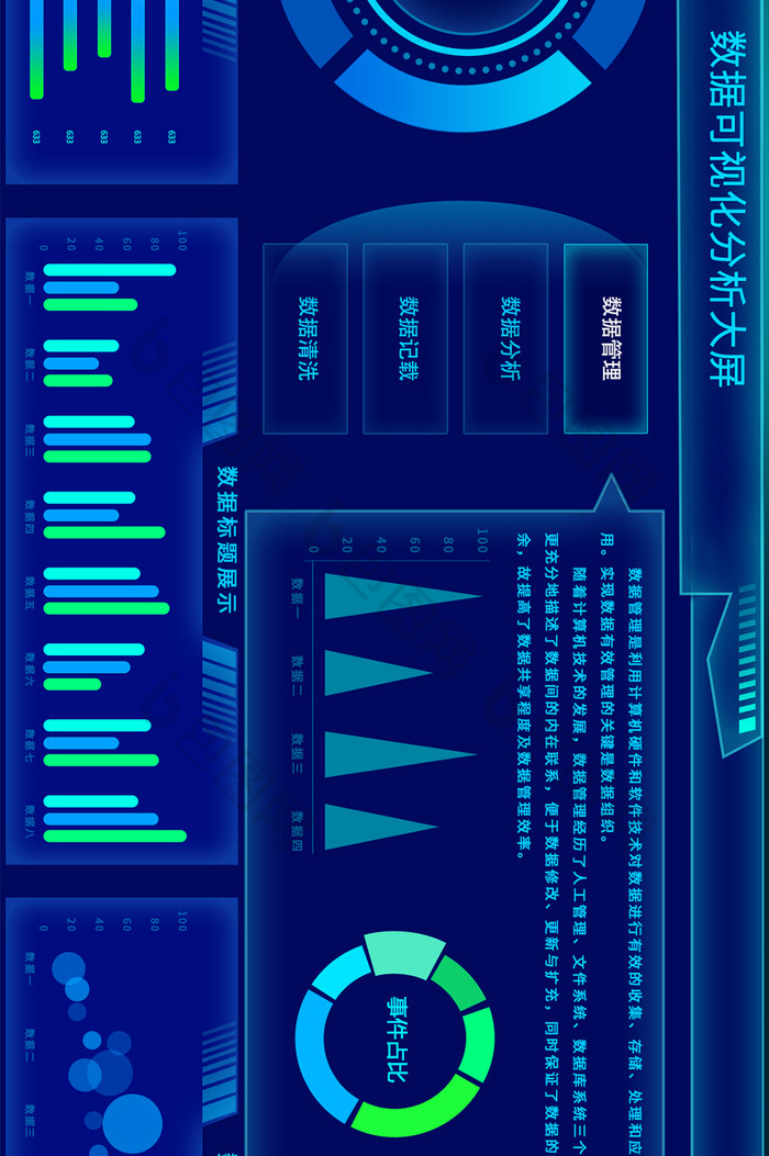 互联网大数据可视化大屏后台设计