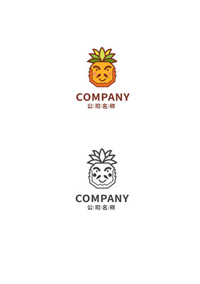 生鲜水果菠萝LOGO