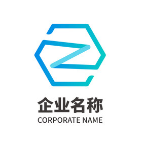 字母Z形状纯字母单字母英文logo