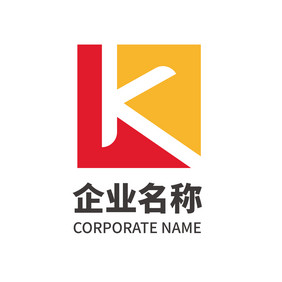 字母K形状k纯字母k单字母logo