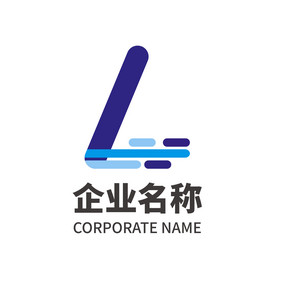 字母L形状L纯字母L单字母logo