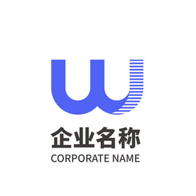 字母w形状W纯字母W单字母logo