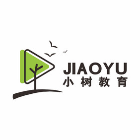 小树教育在线课堂学校LOGO标志VI