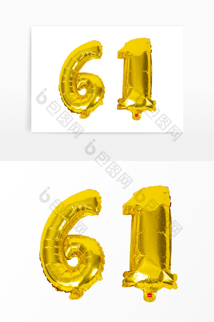 六一节金色气球装饰
