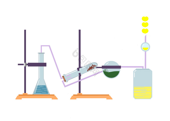 实验室爱心化学仪器图片