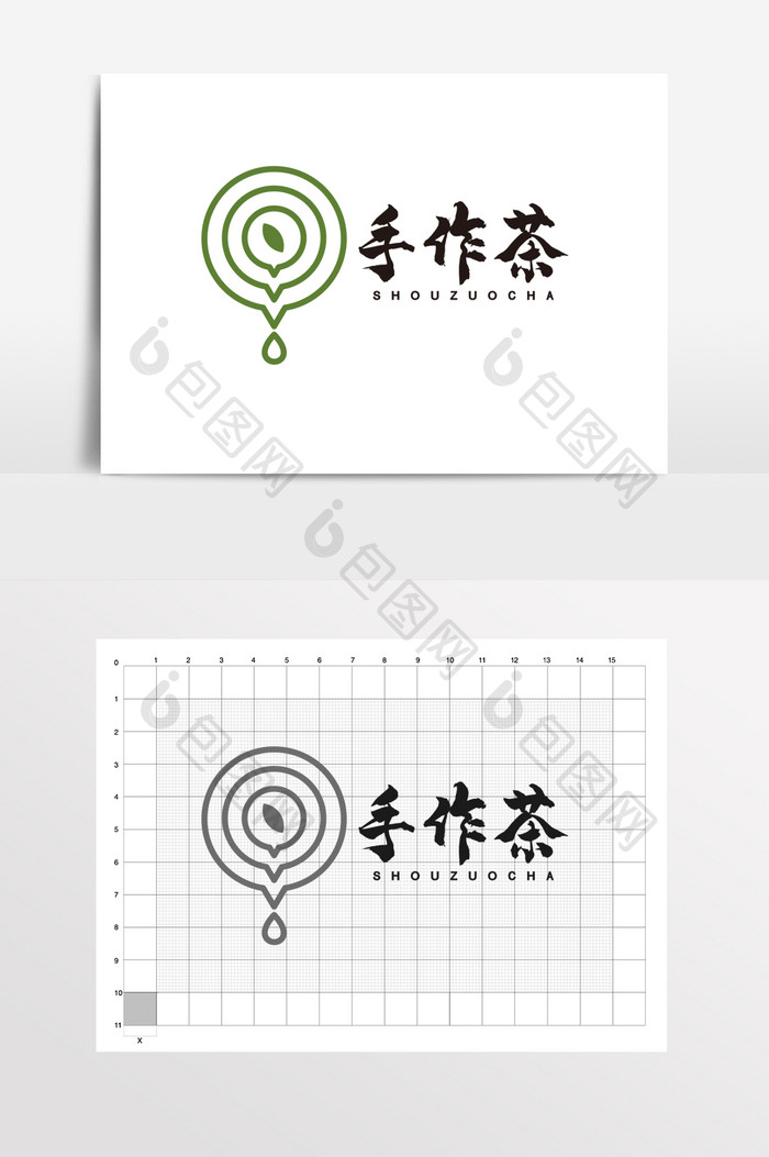 茶楼民宿茶馆茶壶手作LOGO标志VI