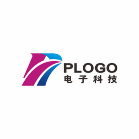 电子科技老鹰通讯物流LOGO标志VI