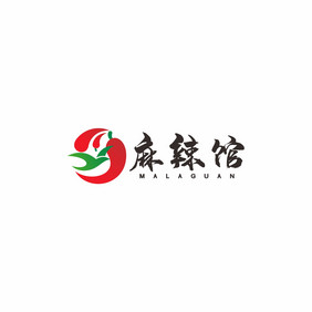 麻辣馆川菜管鸟餐饮LOGO标志VI