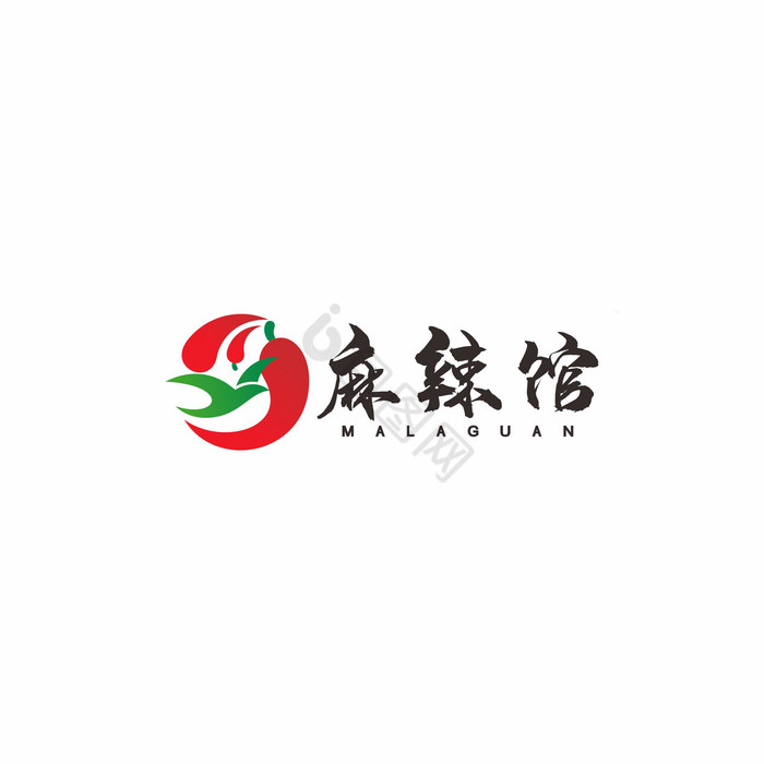 麻辣馆川菜管鸟餐饮LOGO标志VI图片