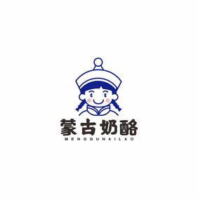 奶酪蒙古特产零食店糖果LOGO标志VI