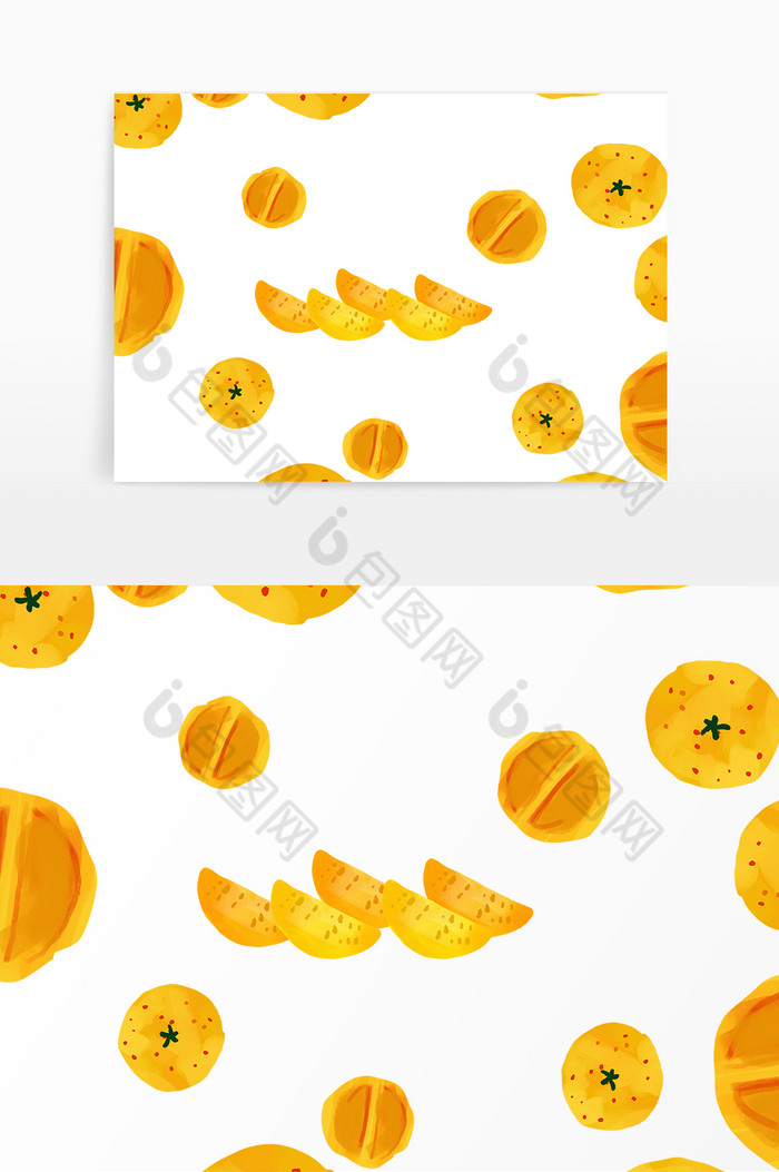夏天夏季水果橘子底纹图片图片