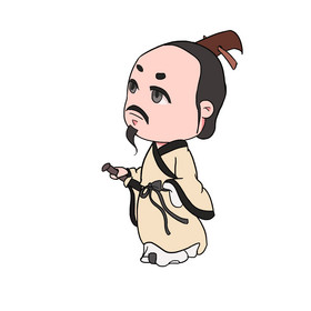 端午q版人物屈原图片