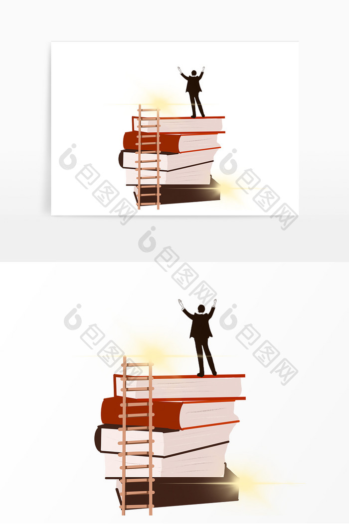 教育学习书本书籍阶梯