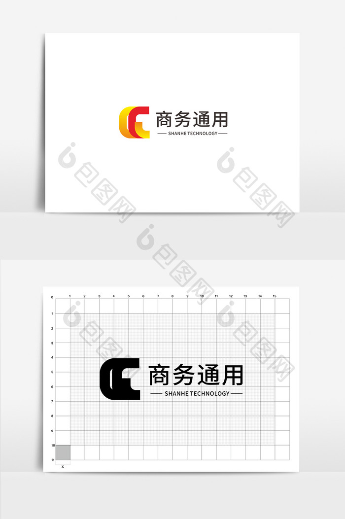 简约大气通用商务科技通用logo