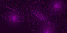 紫色商务科技曲线图像插画背景