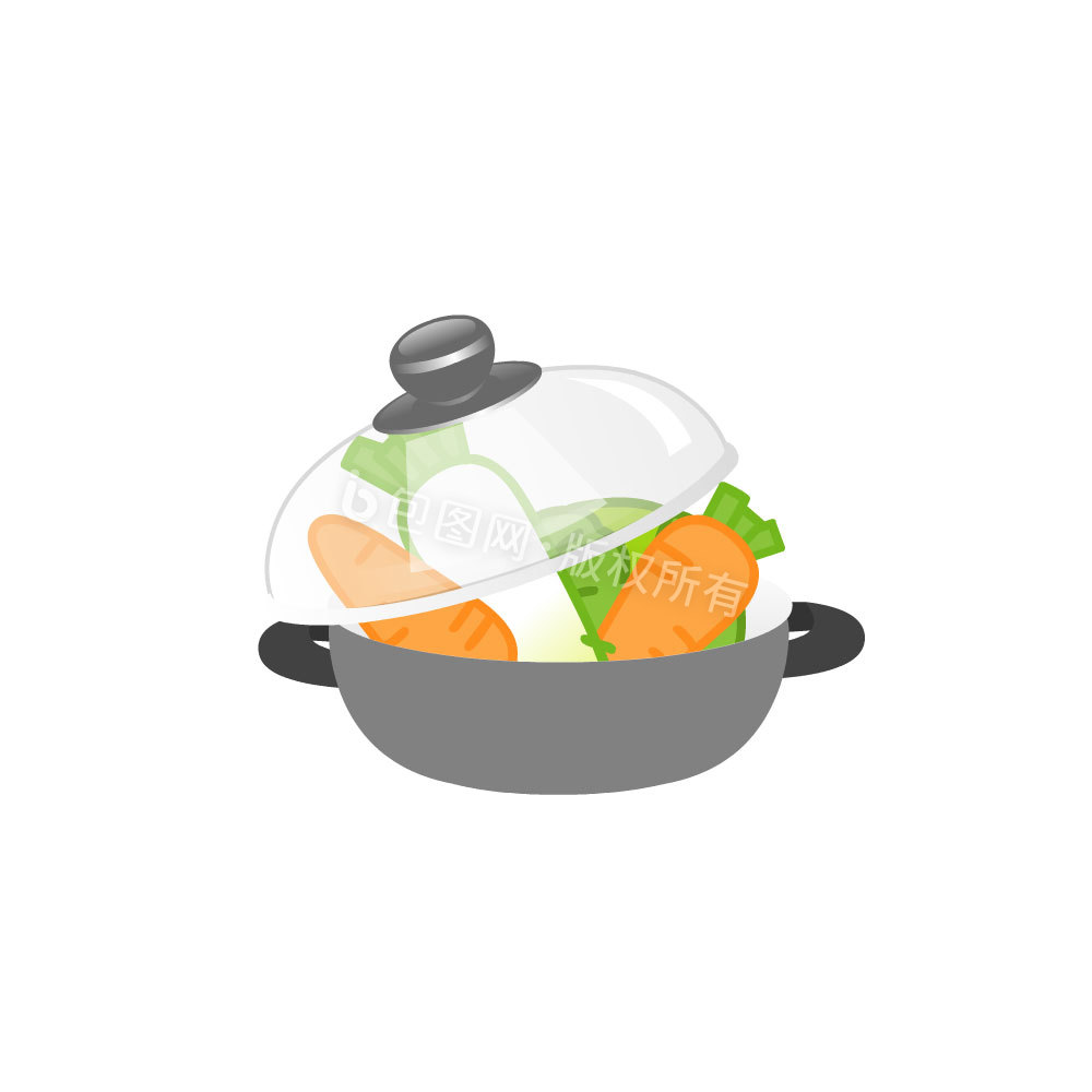 美食蔬菜萝卜包菜动图GIF图片