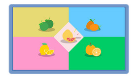 水果橘子柠檬柚子动图GIF